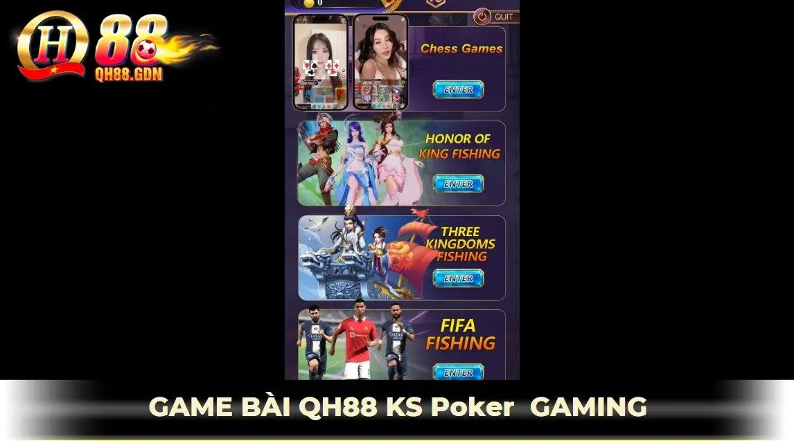 game bài qh88 ks poker gaming