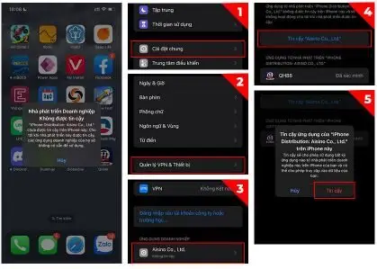 Bước 4 tải app qh88 cho ios